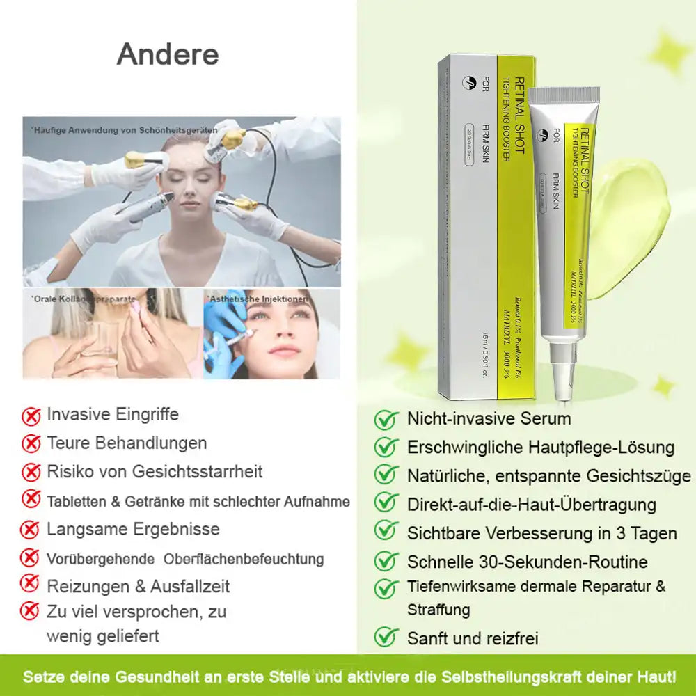 Sommer-Sale nur heute! 💫👨‍⚕️SkinXT Vita-A Retinol Shot Falten-Lift Straffungscreme