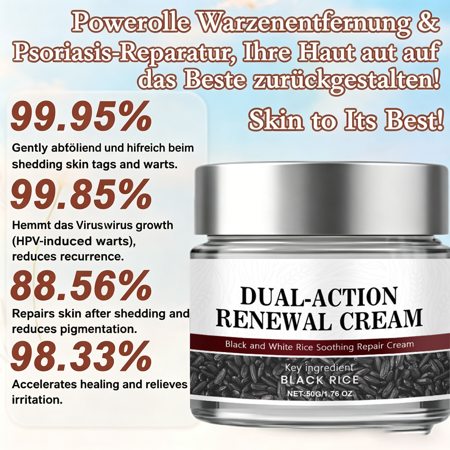 SkinXT  Doppelwirkende Erneuerungscreme