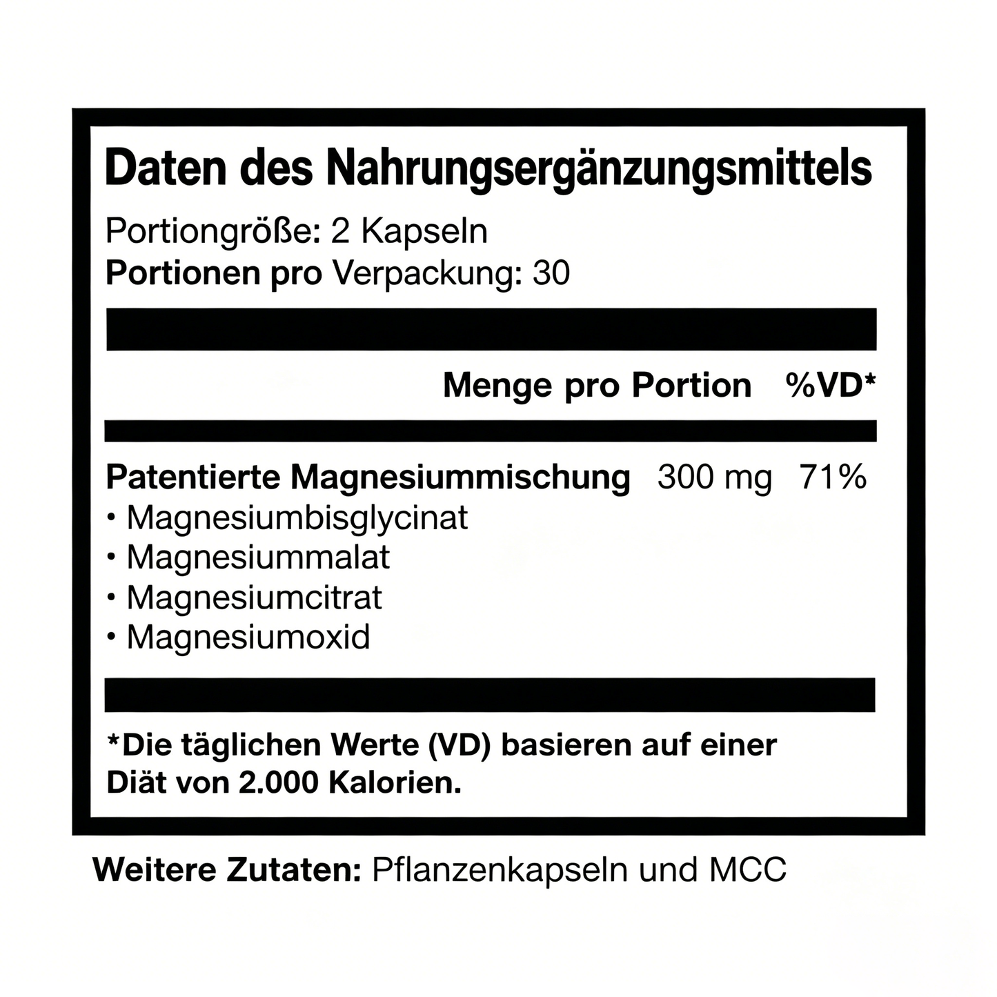 Magnesium – Muskel- und Verdauungsentspannung