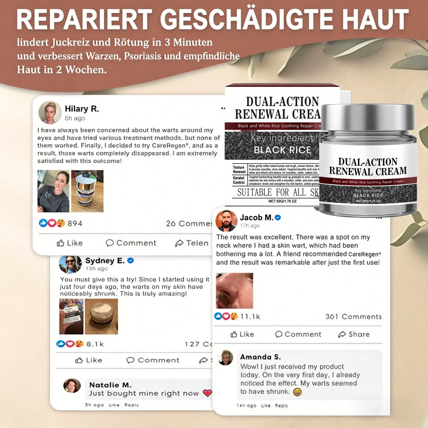 SkinXT  Doppelwirkende Erneuerungscreme